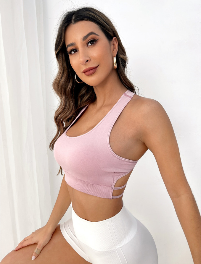 Breathable Sports Bra Fitness  - Sports Bra High Impact avaliação e preço