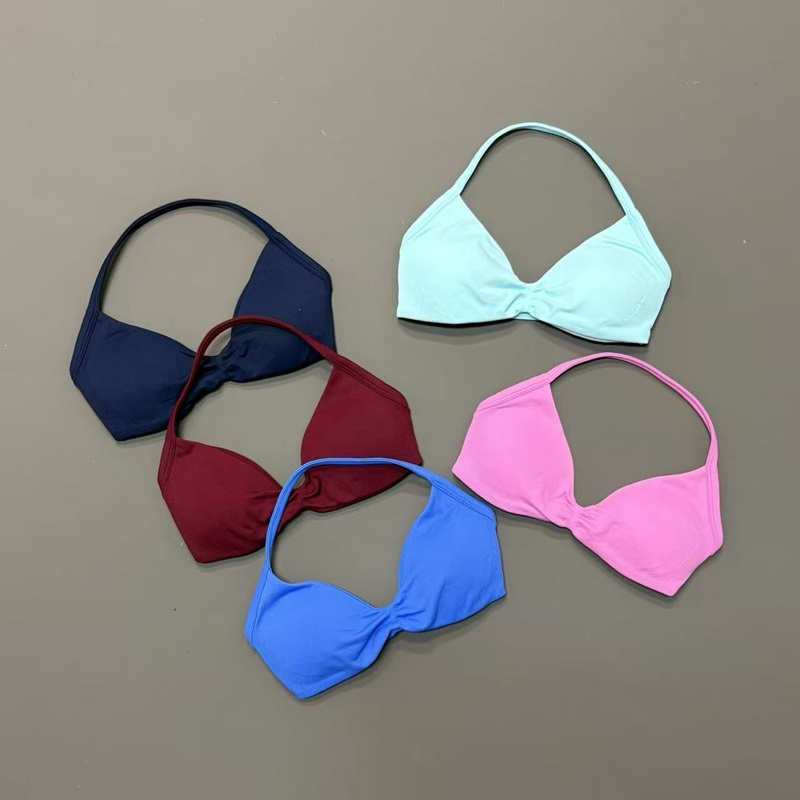 Women Halter Sports Bra V-Neck - Sports Bra High Impact avaliação e preço