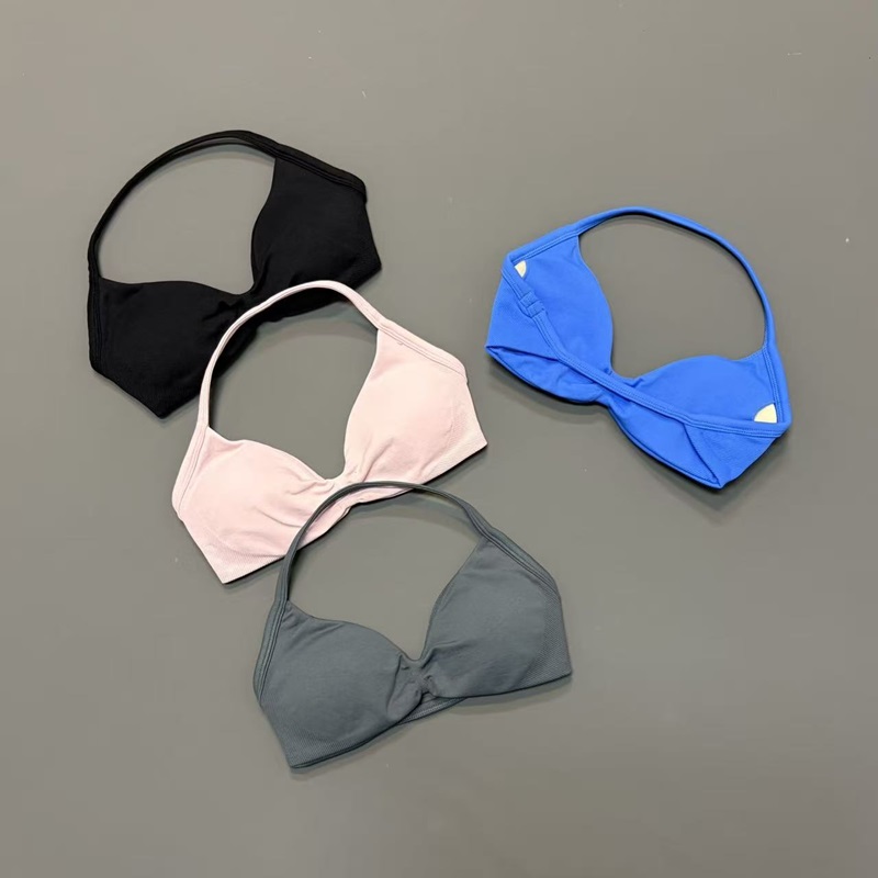 Women Halter Sports Bra V-Neck - Sports Bra High Impact avaliação e preço