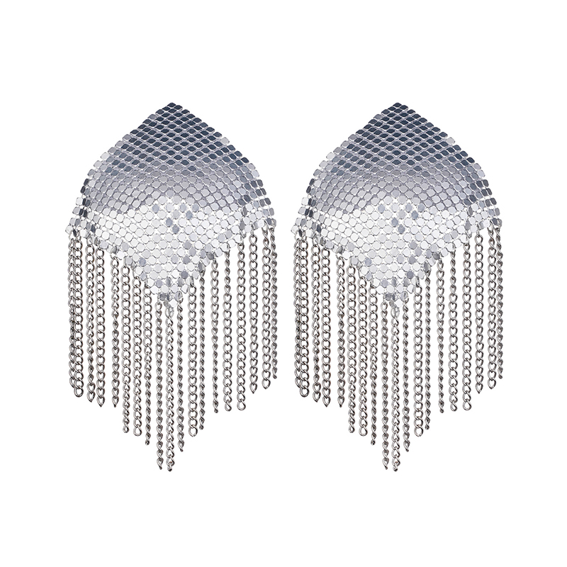 1Pair Women Tassel Chain Nippl - Nipple Cover Pasties avaliação e preço