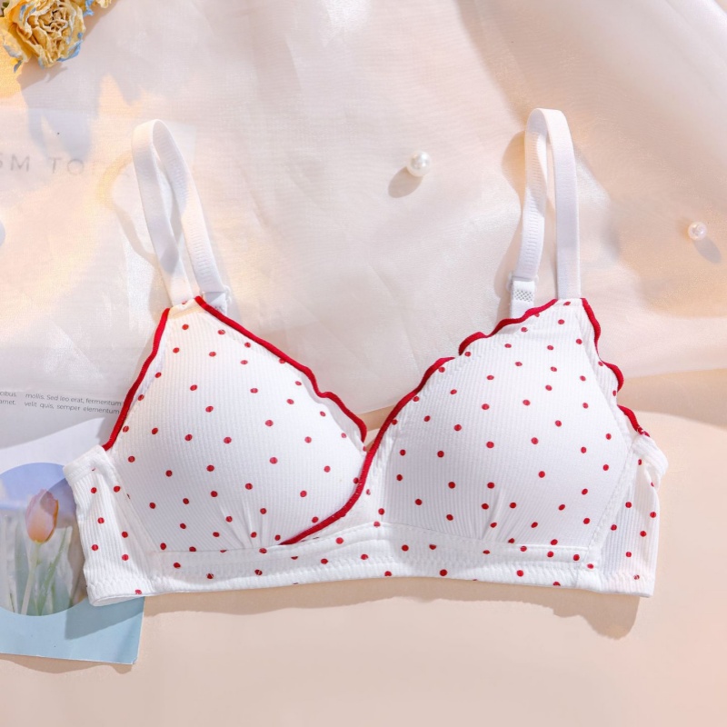 Cute Sweet Wireless Bra Set,Co - Bralette Wireless Soft avaliação e preço