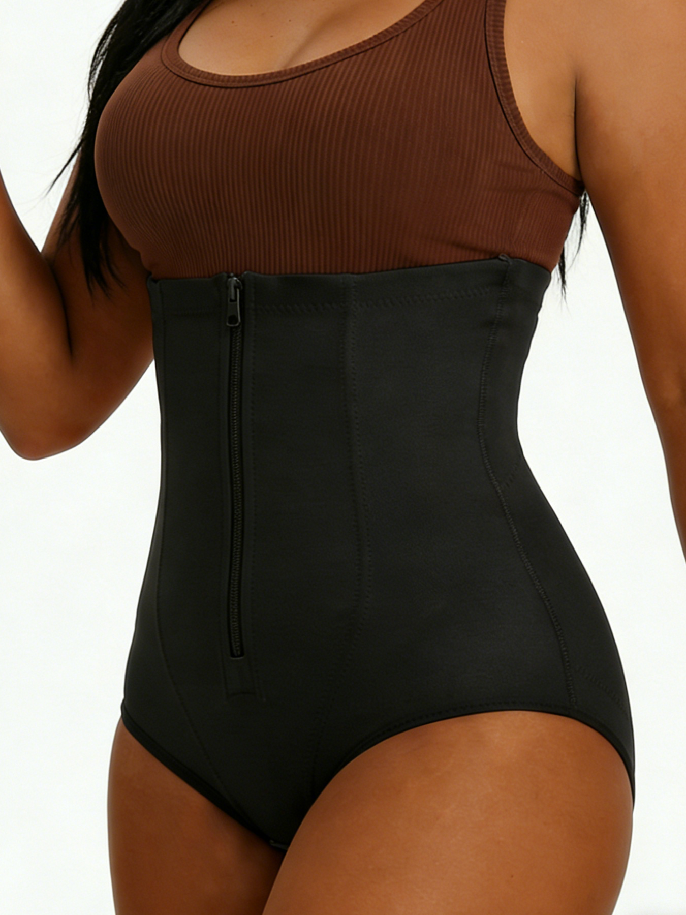 Women High Cinched Waist Shapi - Corset Waist Cinch avaliação e preço