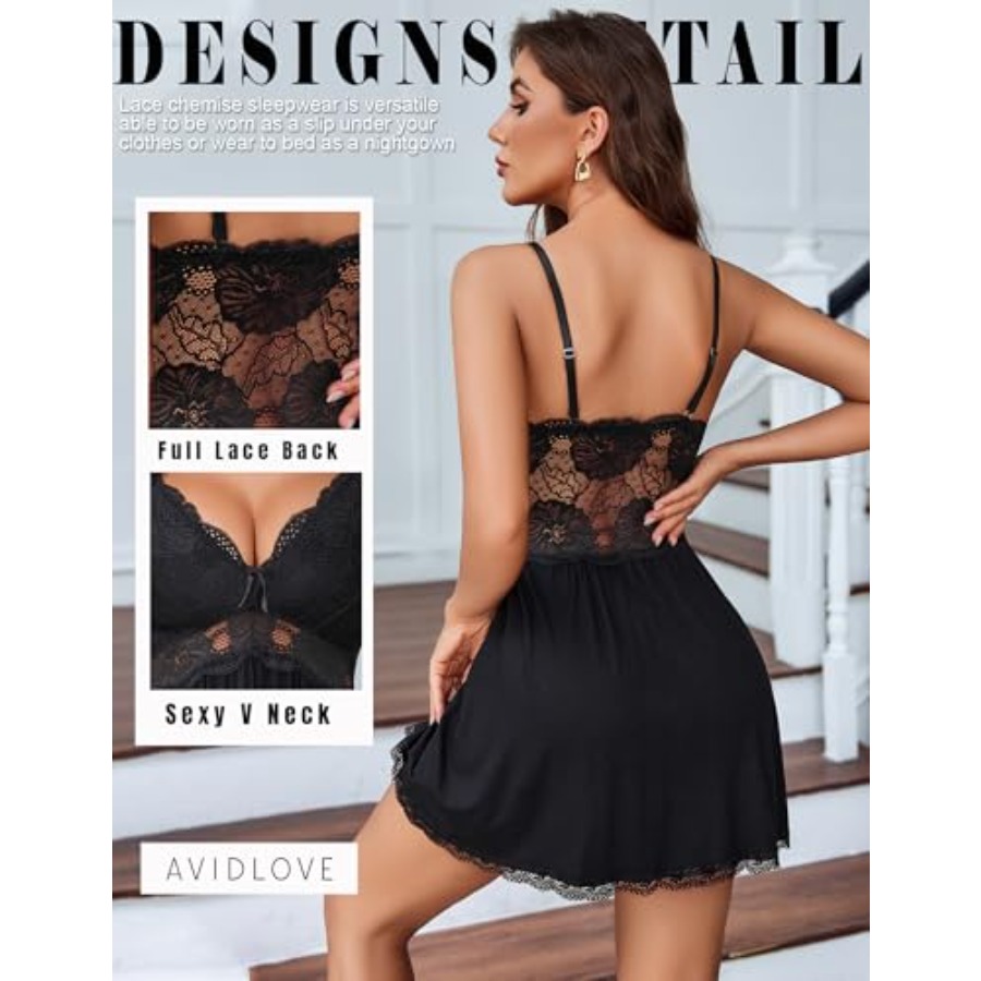 Avidlove Women Chemise Night G - Babydoll Chemise Night avaliação e preço