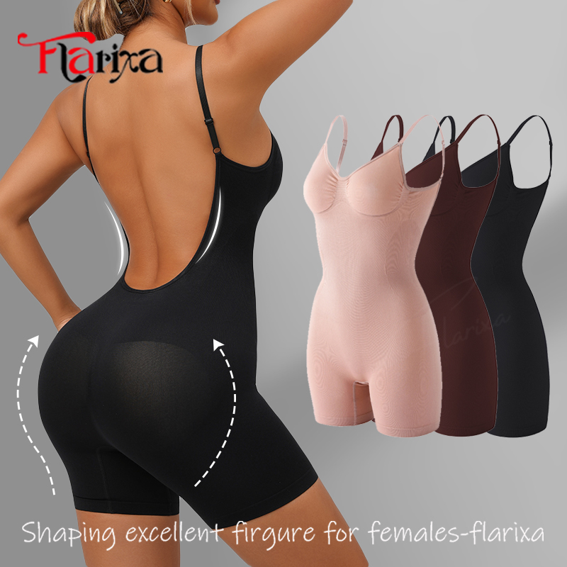 Flarixa New Low Back Shapewear - Seamless Underwear Women avaliação e preço