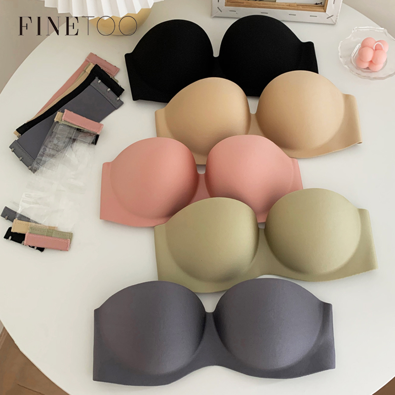 FINETOO Sexy Strapless Bras Wo - Bralette Wireless Soft avaliação e preço