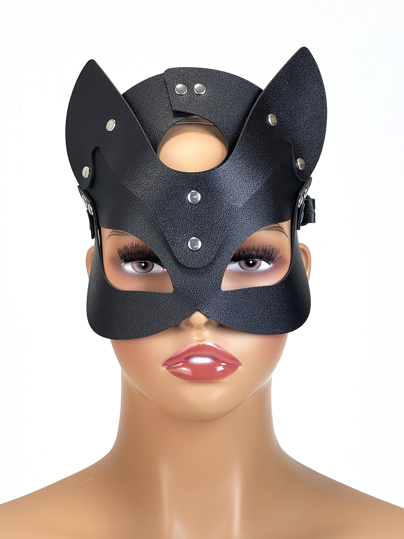 Women Sexy Mask Blindfold Cosp - Garter Belt Set avaliação e preço