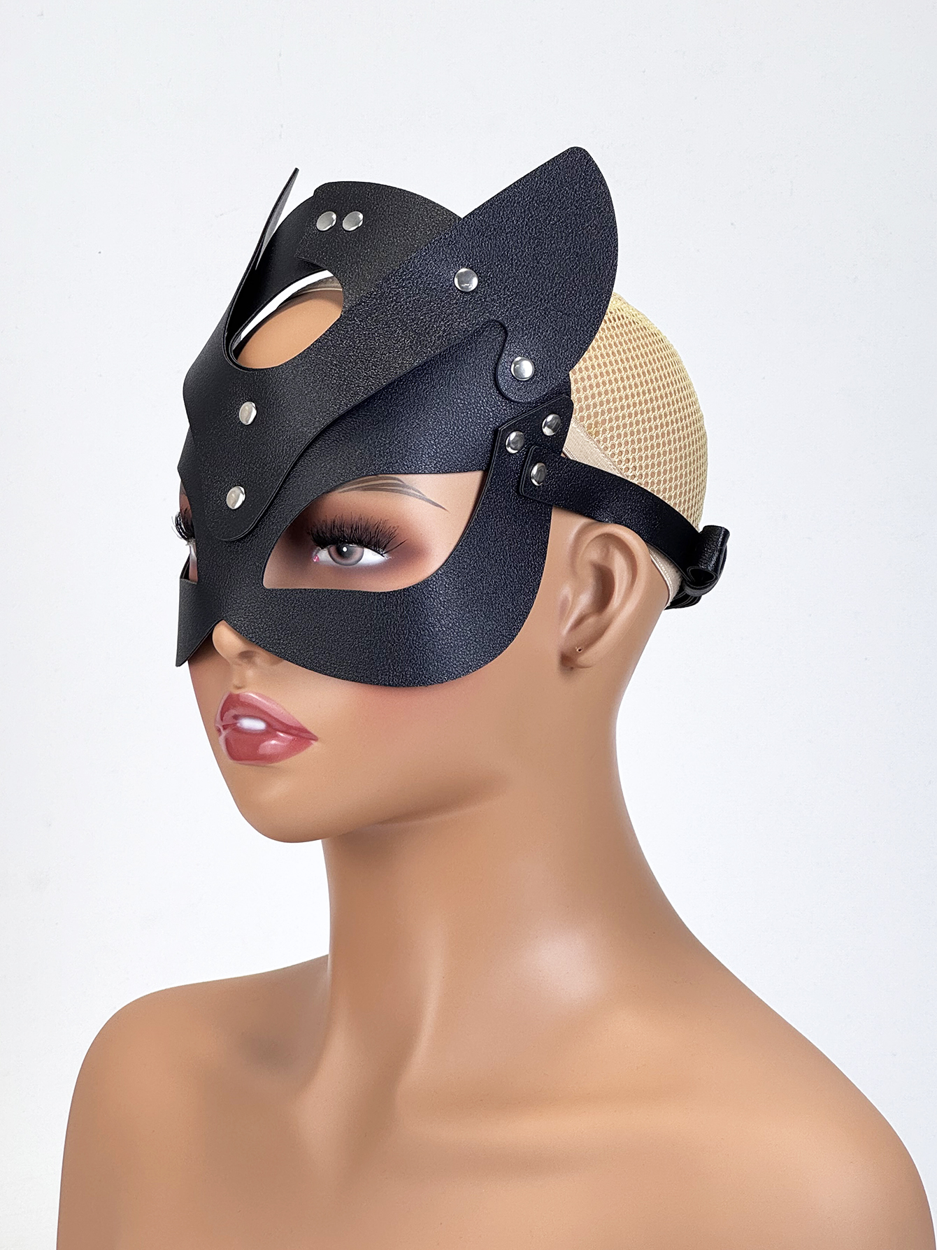 Women Sexy Mask Blindfold Cosp - Garter Belt Set avaliação e preço