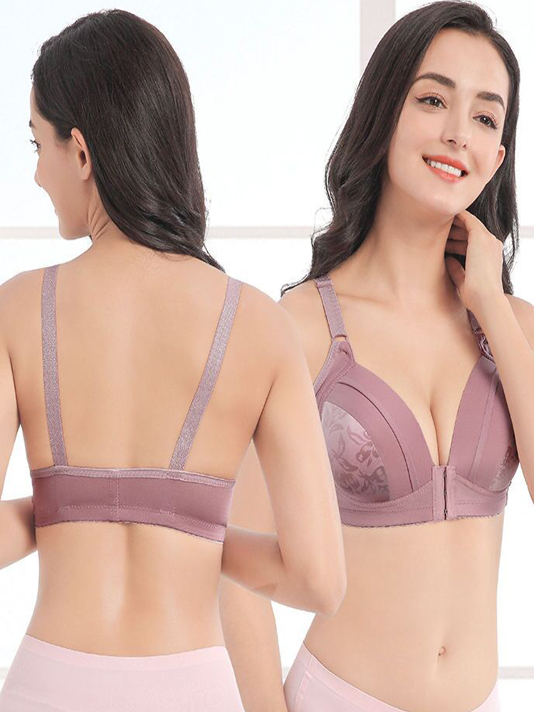 Push Up Bra Front Closure Wome - Bralette Wireless Soft avaliação e preço