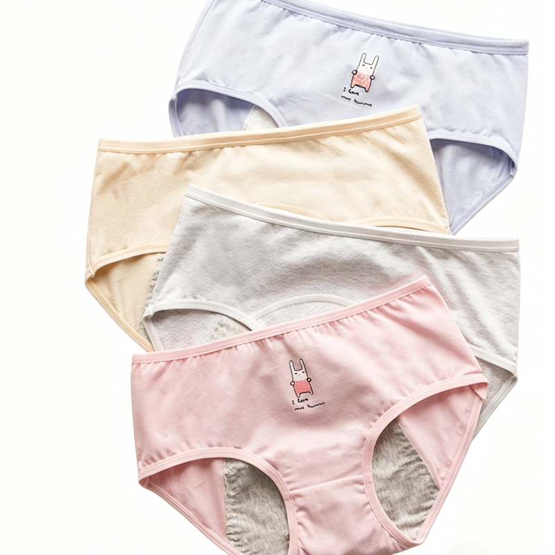 Cute Cartoon Period Underwear  - Period Panty Absorbent avaliação e preço