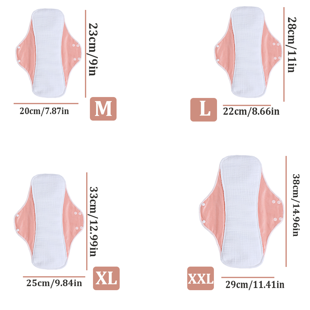 1pc Washable Sanitary Pads for - Period Panty Absorbent avaliação e preço