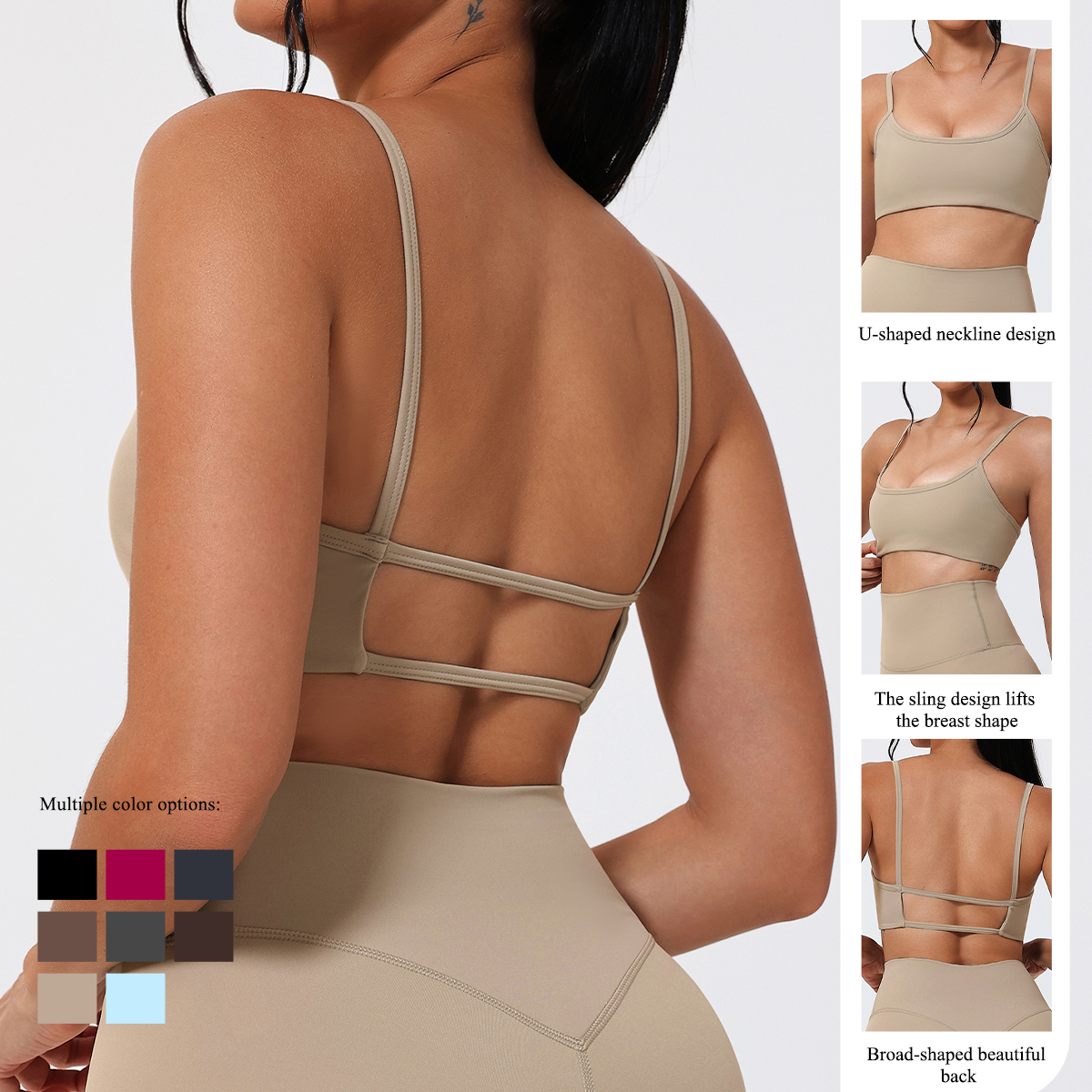 Ctenkevet Summer Backless Spor - Sports Bra High Impact avaliação e preço
