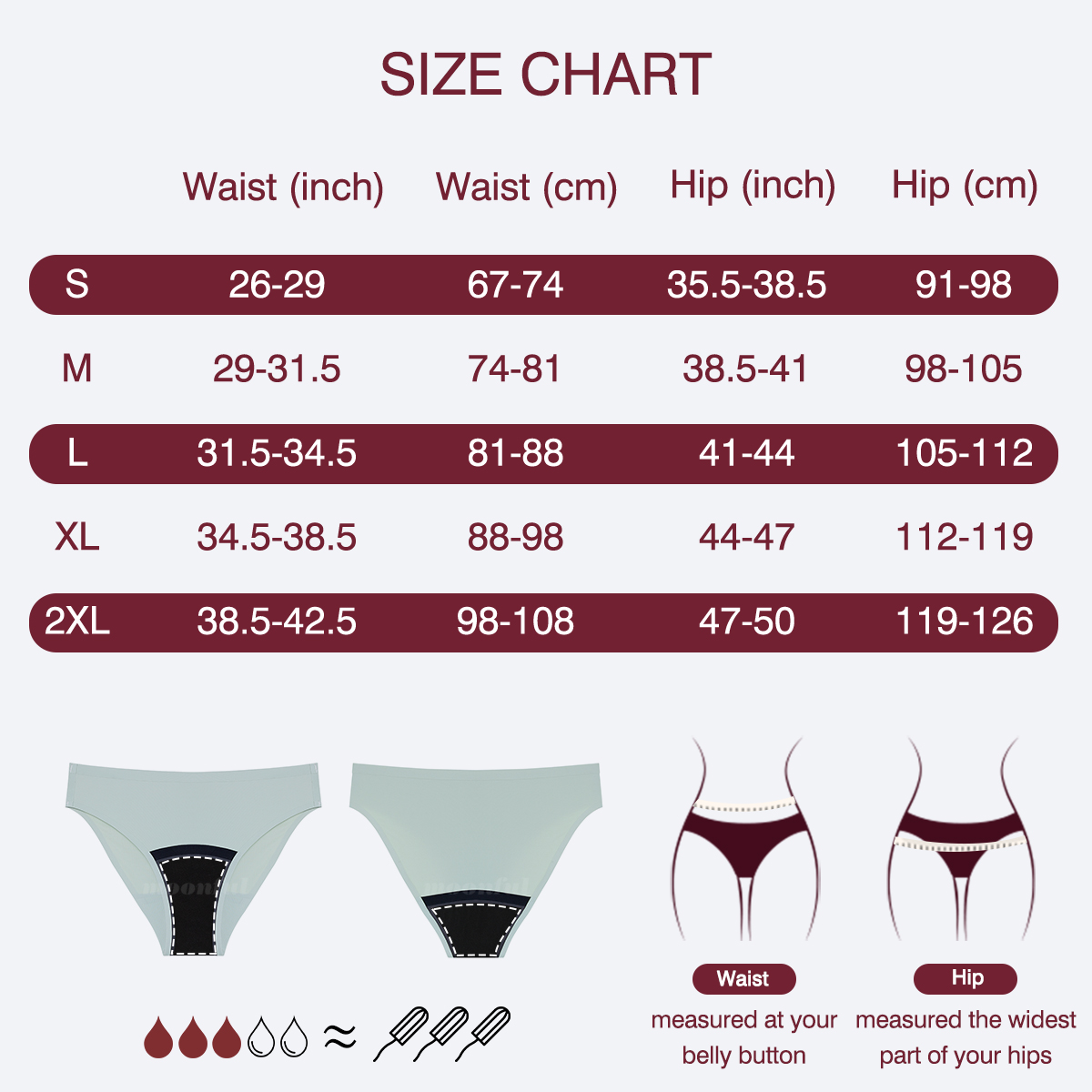 Menstrual Panties Women Leak p - Period Panty Absorbent avaliação e preço