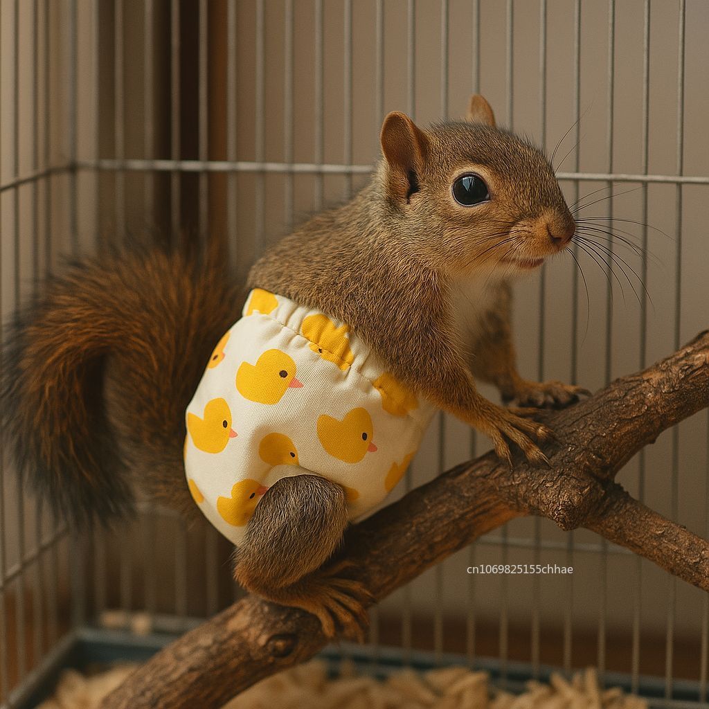 S/M Absorbent Squirrel Diapers - Period Panty Absorbent avaliação e preço