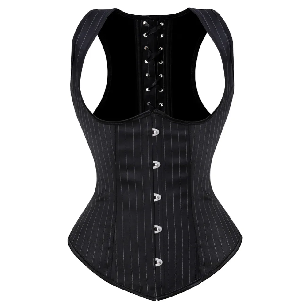 Women's Gothic Jacquard Underb - Corset Waist Cinch avaliação e preço